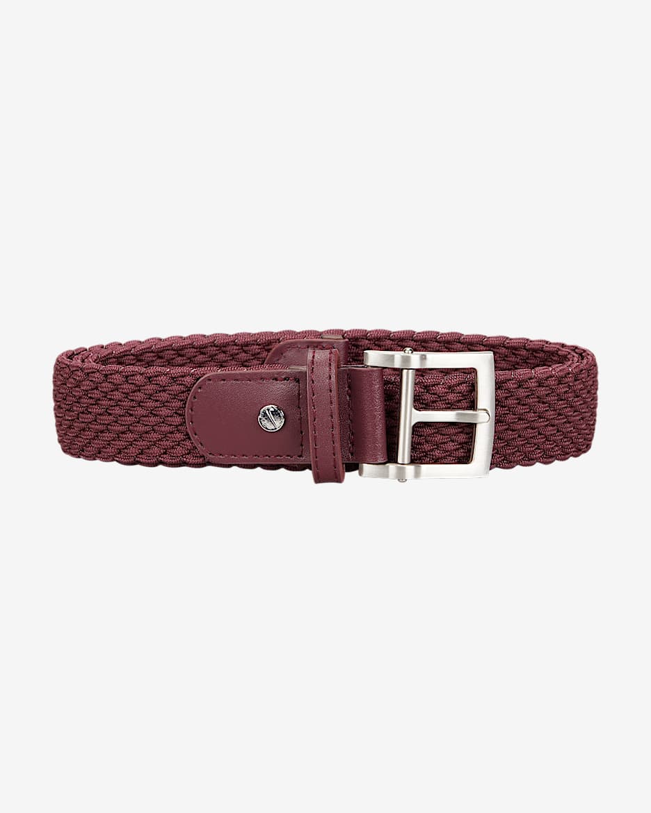 Cinturón de golf para mujer Nike Stretch Woven - Rojo