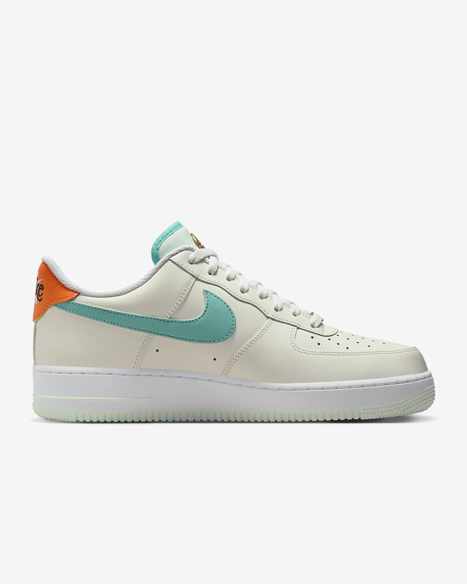 รองเท้าผู้ชาย Nike Air Force 1 '07 - Sail/ขาว/Barely Green/Green Frost