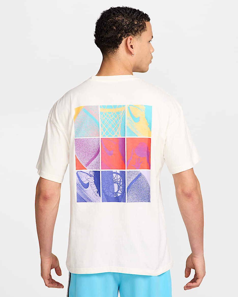 Nike Max90-basketball-T-shirt til mænd - Sail
