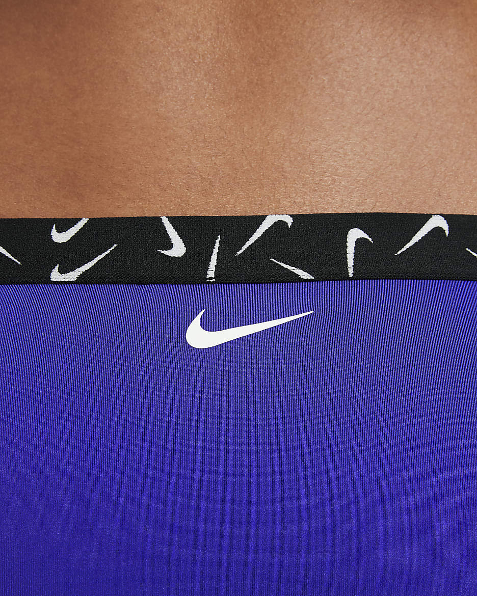 Bas de bikini Nike pour Femme - Indigo Burst/Blanc