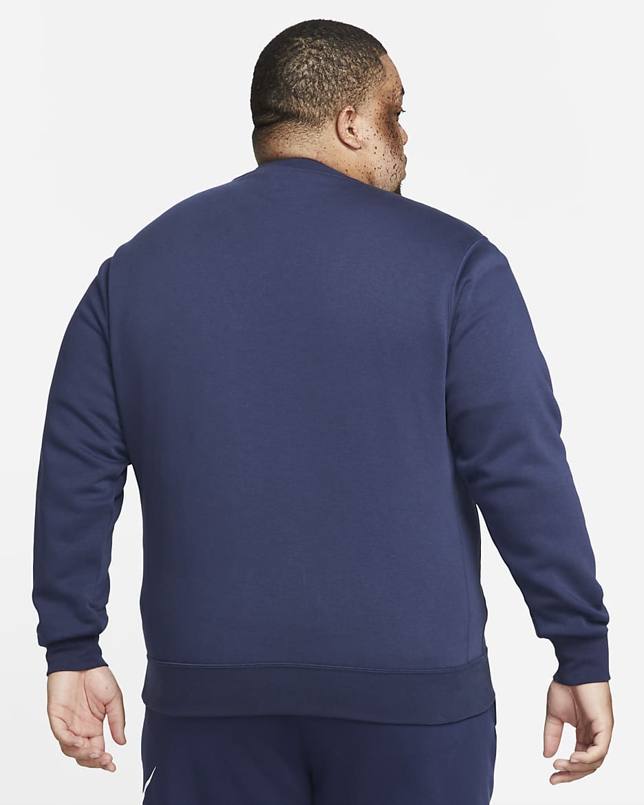 Sudadera con gráfico para hombre Nike Sportswear Club Fleece - Azul marino medianoche