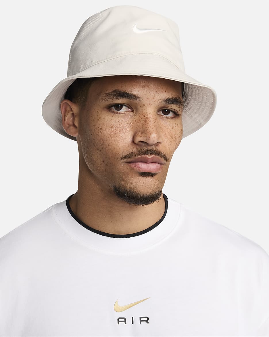 Nike Apex Swoosh-Bucket-Cap - Light Orewood Brown/Sail