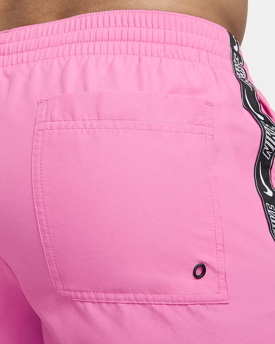 Shorts de voleibol de 13 cm para hombre Nike Swim - Rosa alegre