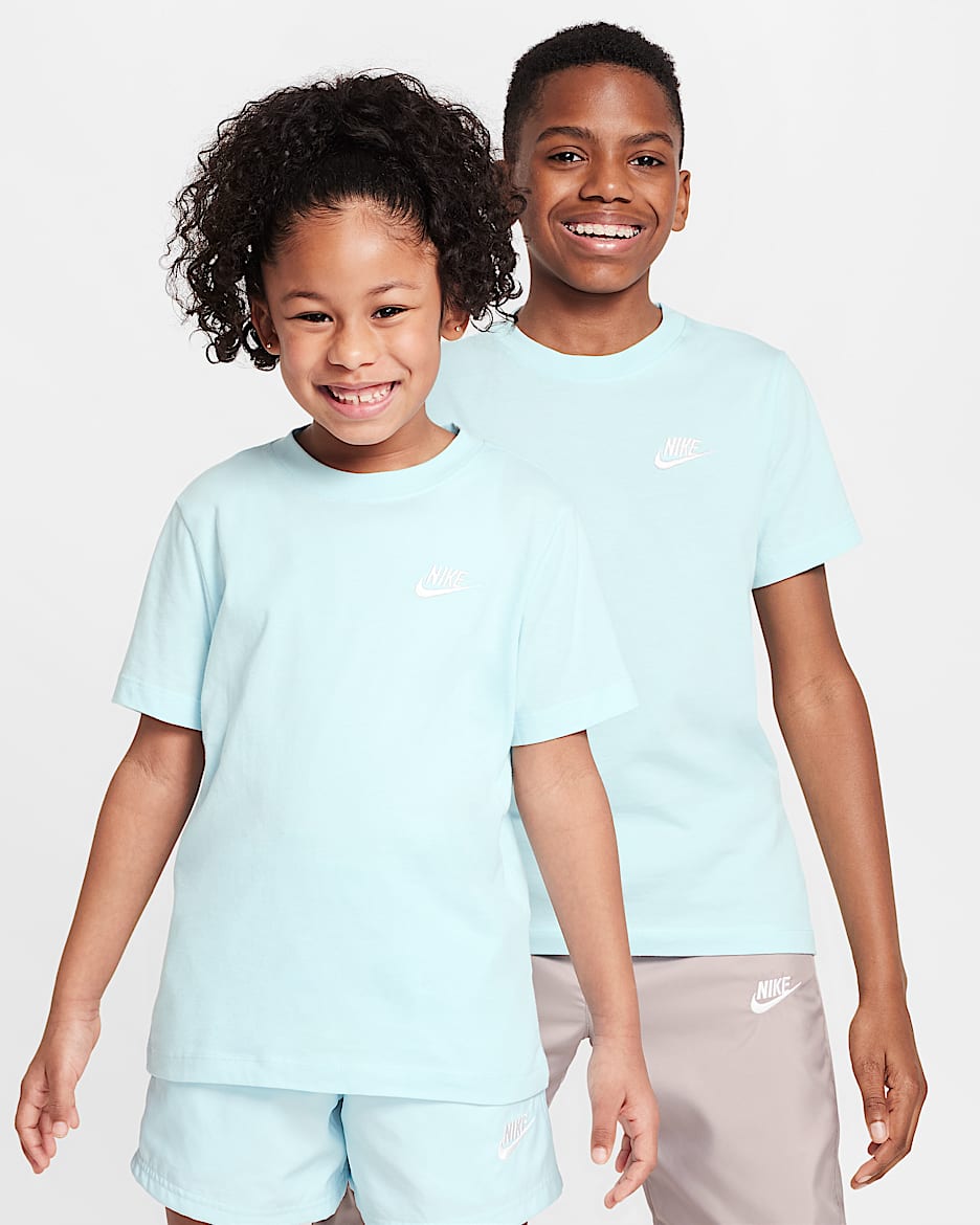 Tričko Nike Sportswear pro větší děti - Glacier Blue
