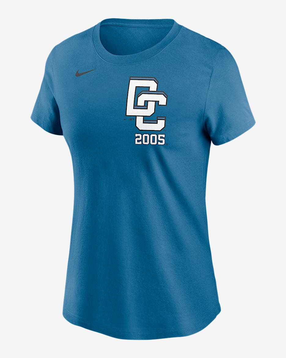 Washington Nationals City Connect Wordmark Women's Nike MLB T-Shirt - Navy