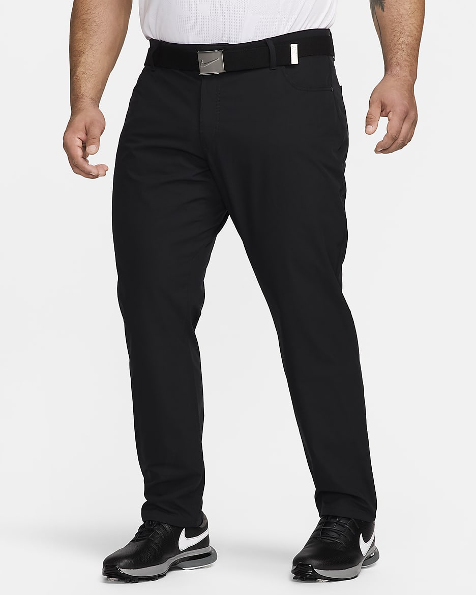 Pantalon de golf slim 5 poches Nike Tour pour homme - Noir/Noir