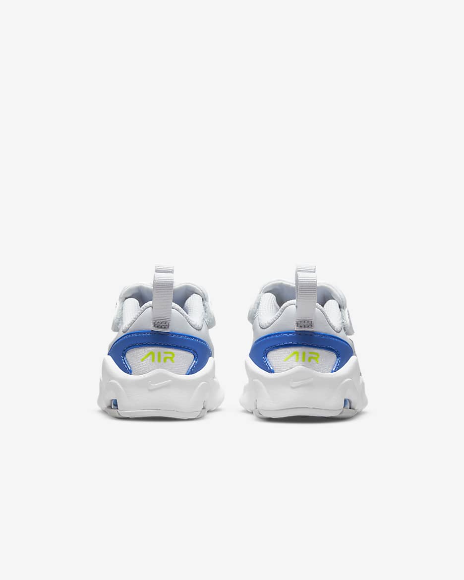 Tenis para bebé e infantil Nike Air Max Bolt - Platino puro/Gris niebla/Royal juego/Volt