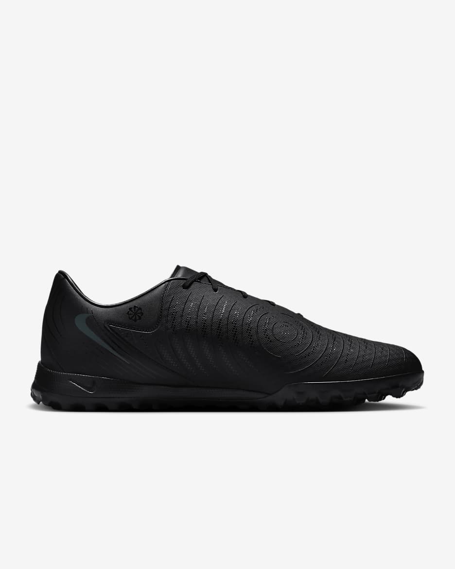 Nike Phantom GX 2 Academy TF Low-Top Soccer Shoes - Black/Deep Jungle/Black