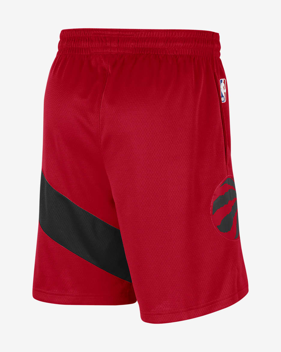 Toronto Raptors Icon Edition 2020 Men's Nike NBA Swingman Shorts - University Red/Black