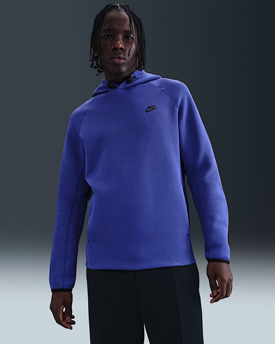 Nike Sportswear Tech Fleece Men's Pullover Hoodie - Deep Night/Black