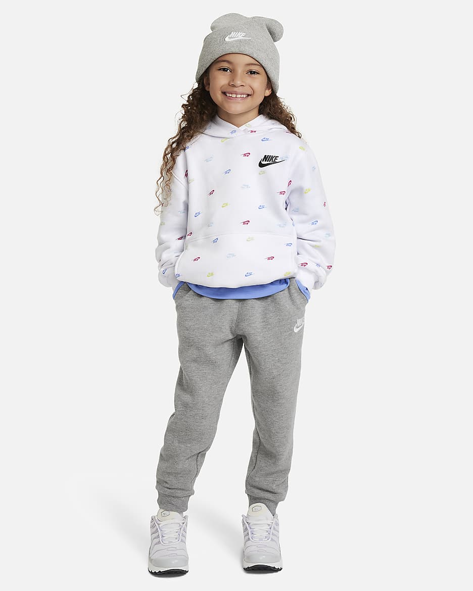 Nike Pullover Hoodie Little Kids Hoodie - White