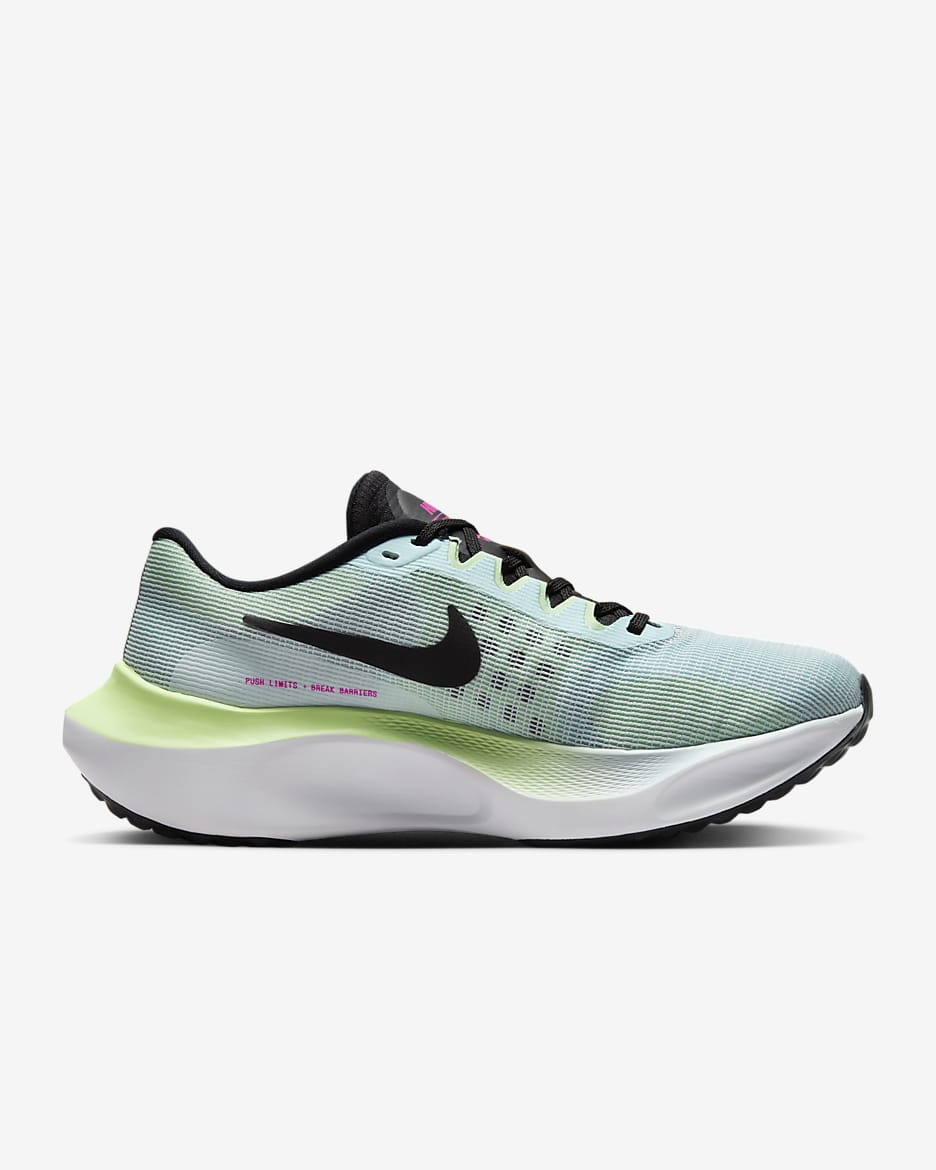 Nike Zoom Fly 5 Women's Road Running Shoes - Glacier Blue/Vapour Green/Black