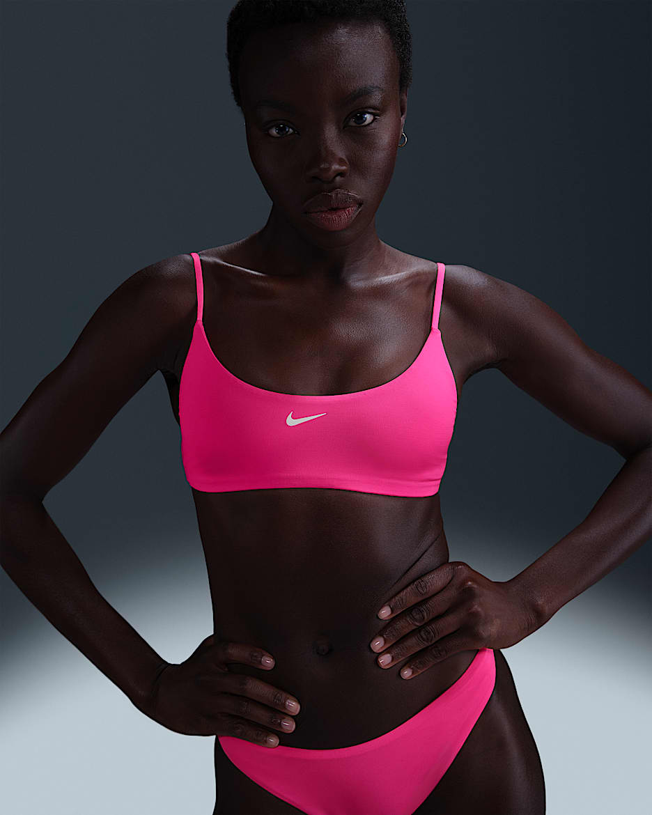 Nike Swim Essential Women's Bralette Bikini Top - Hyper Pink