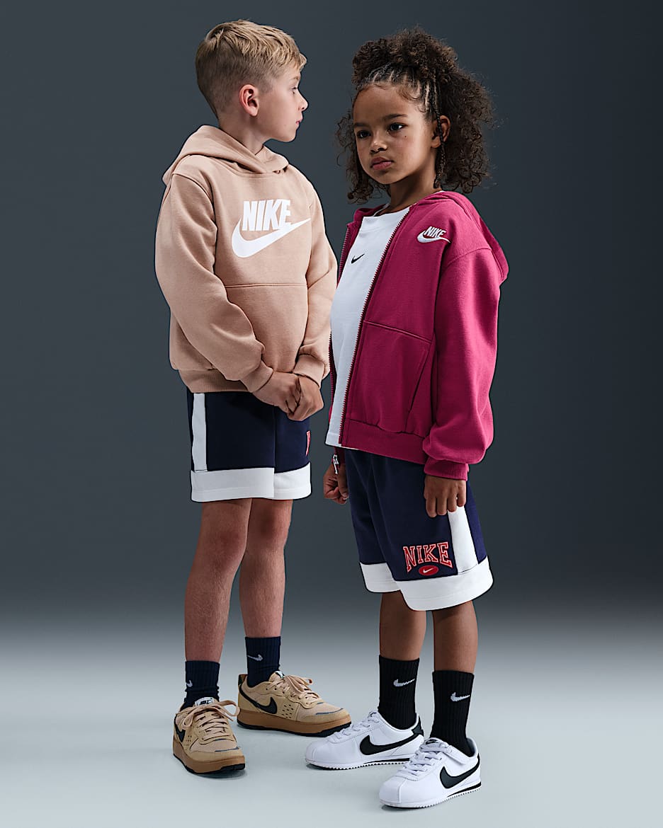 Nike Game Day Essentials Little Kids' French Terry Shorts - Midnight Navy