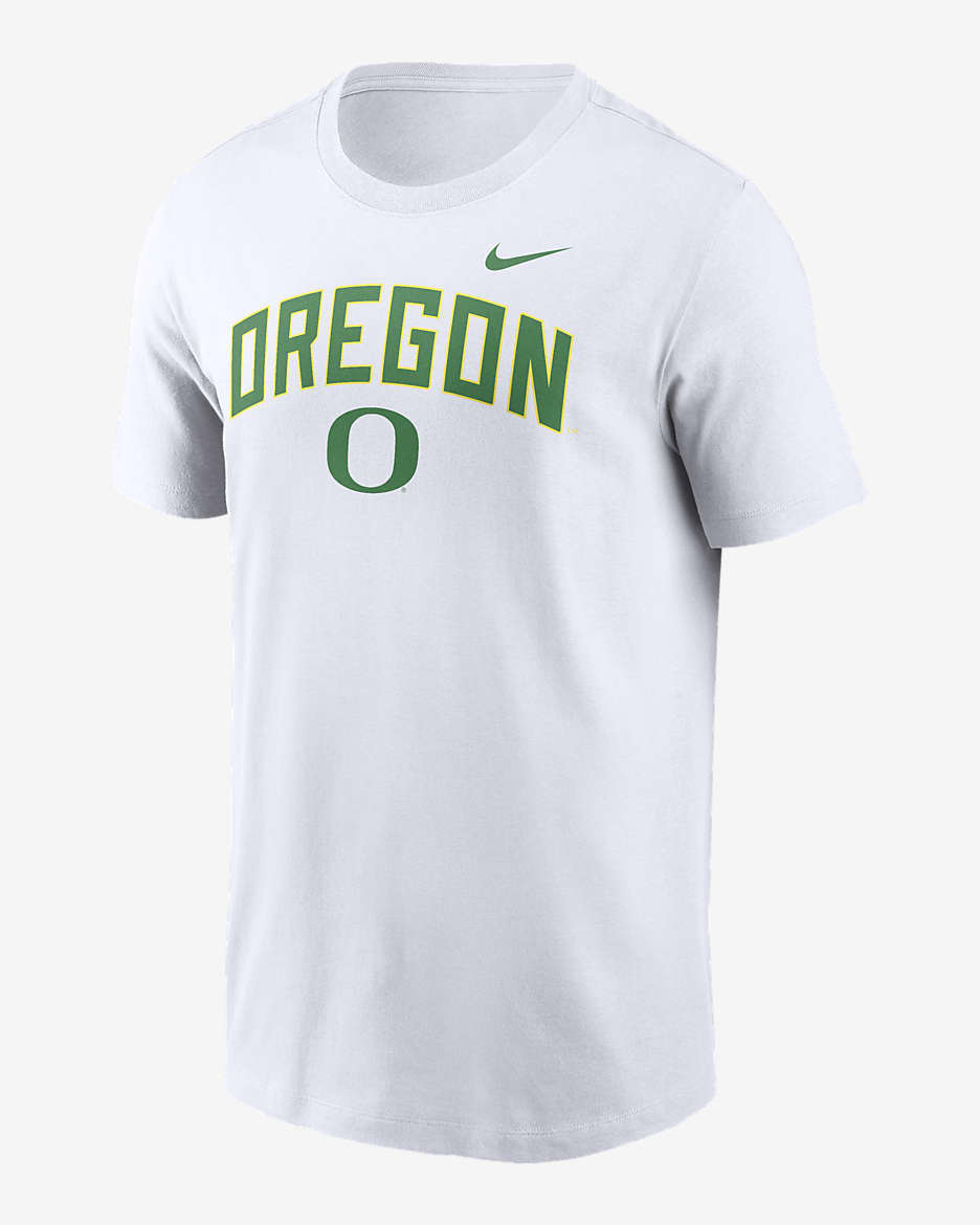 Oregon Ducks Blitz Men's Nike College T-Shirt - White