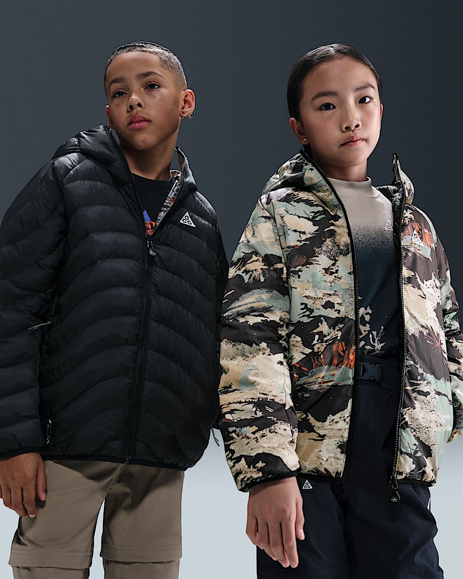 Giacca Therma-FIT ADV Nike ACG "Lava Flow" – Ragazzo/a - Nero/Summit White