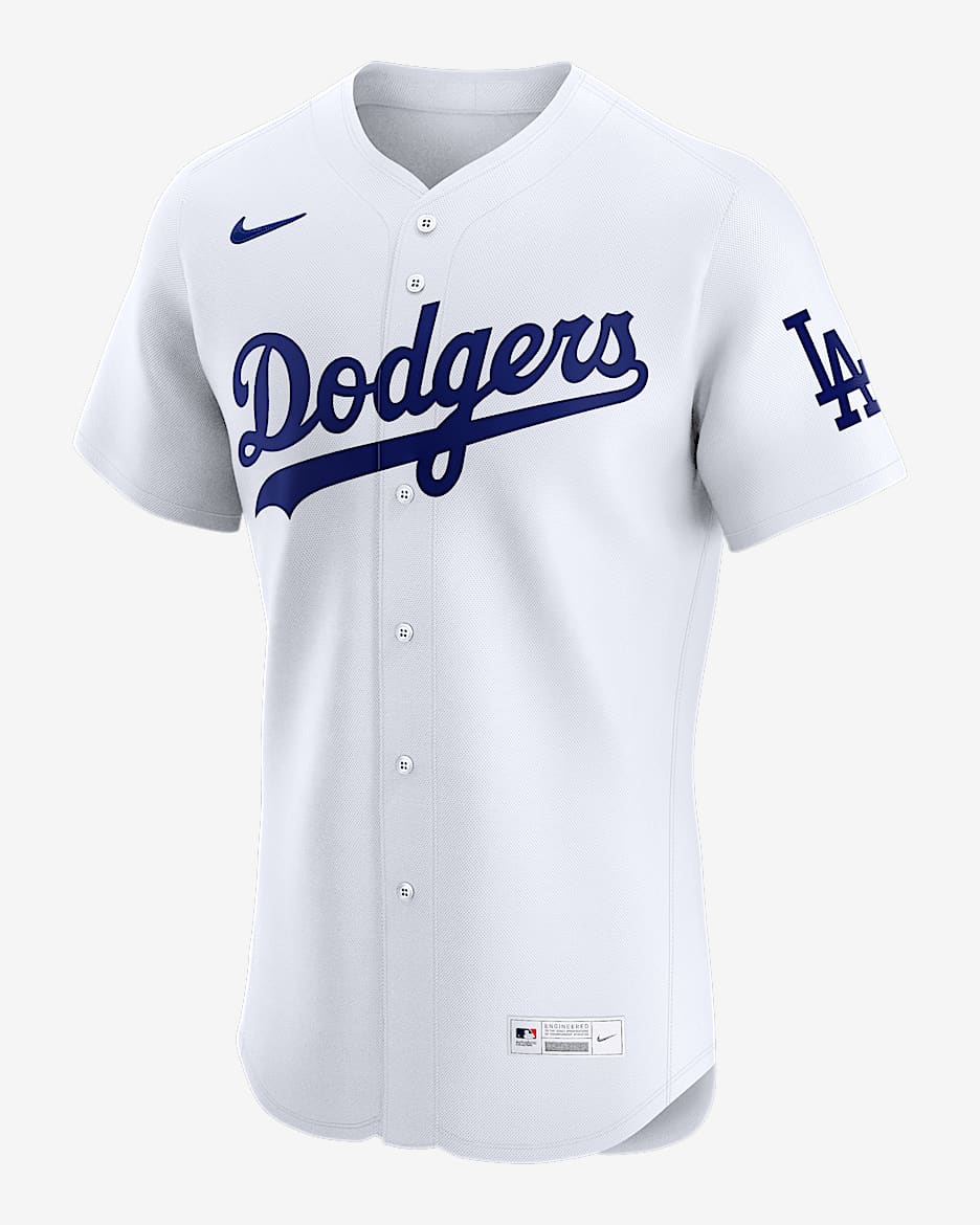 Los Angeles Dodgers Men's Nike Dri-FIT ADV MLB Elite Jersey - White