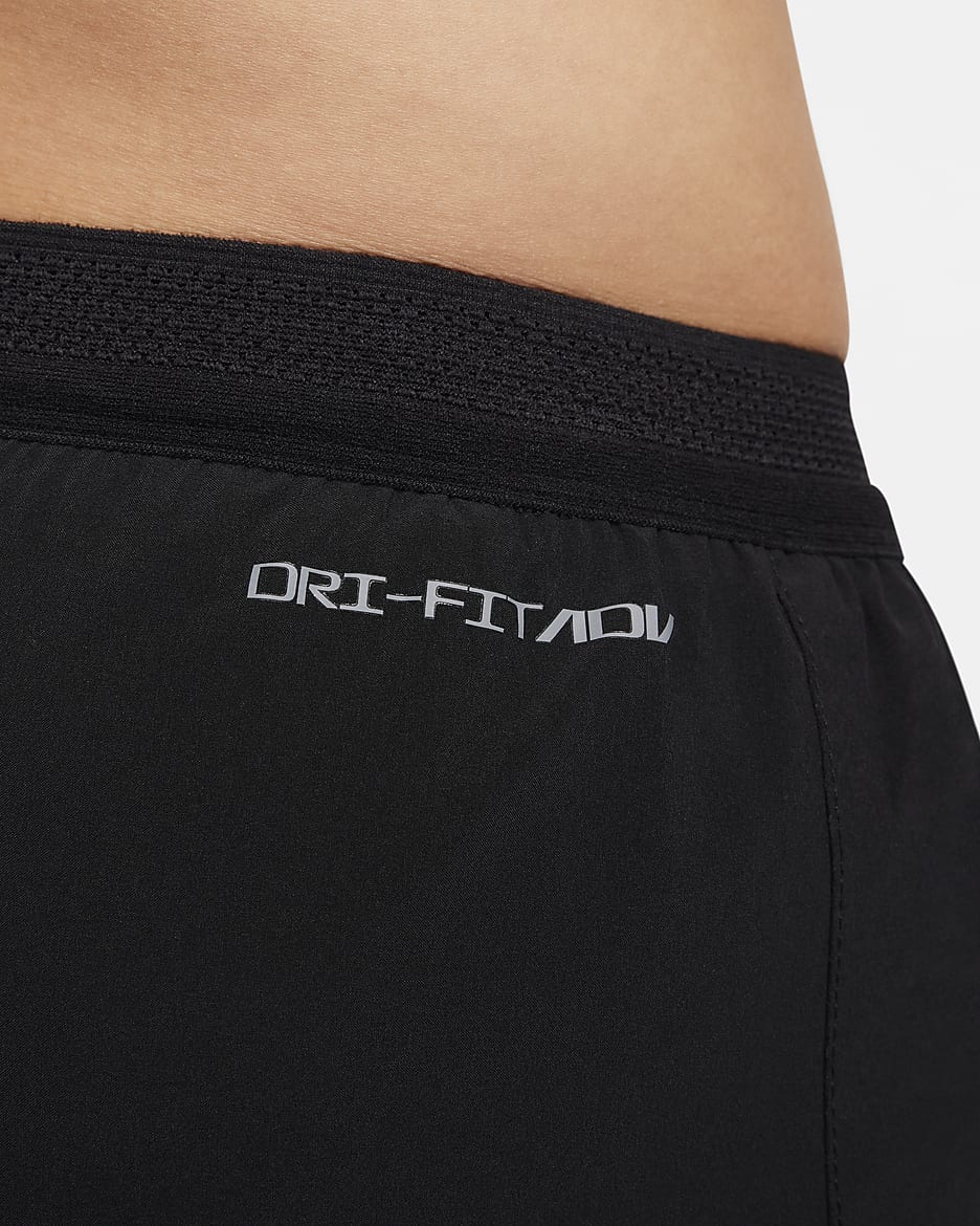 Nike AeroSwift Men's Dri-FIT ADV 4" Brief-Lined Running Shorts - Black/Summit White