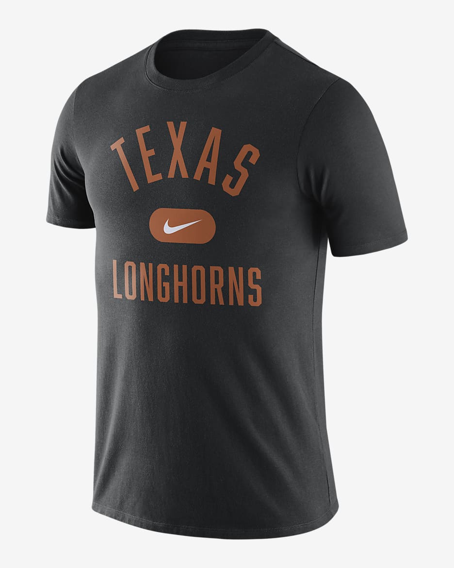 Nike College (Texas) Men's T-Shirt - Black