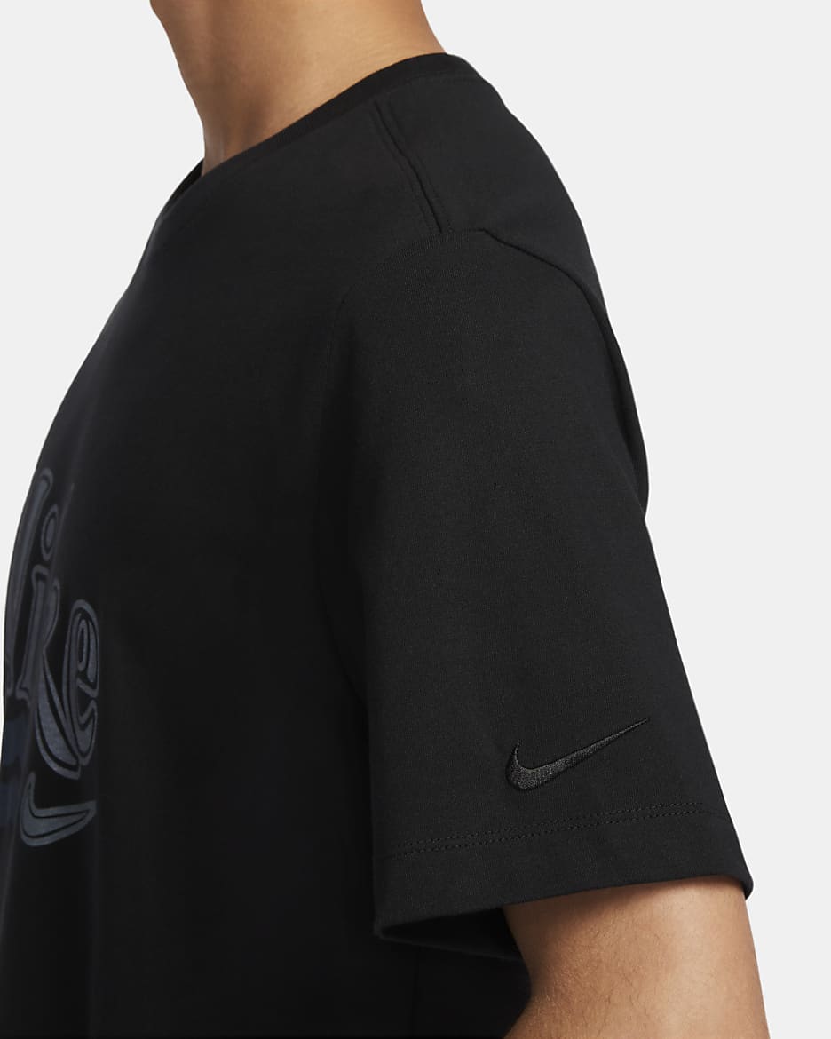 Nike Sportswear Men's T-Shirt - Black/Football Grey/Black