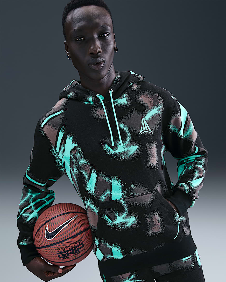 Ja Men's Club Fleece Pullover Hoodie - Bleached Turquoise