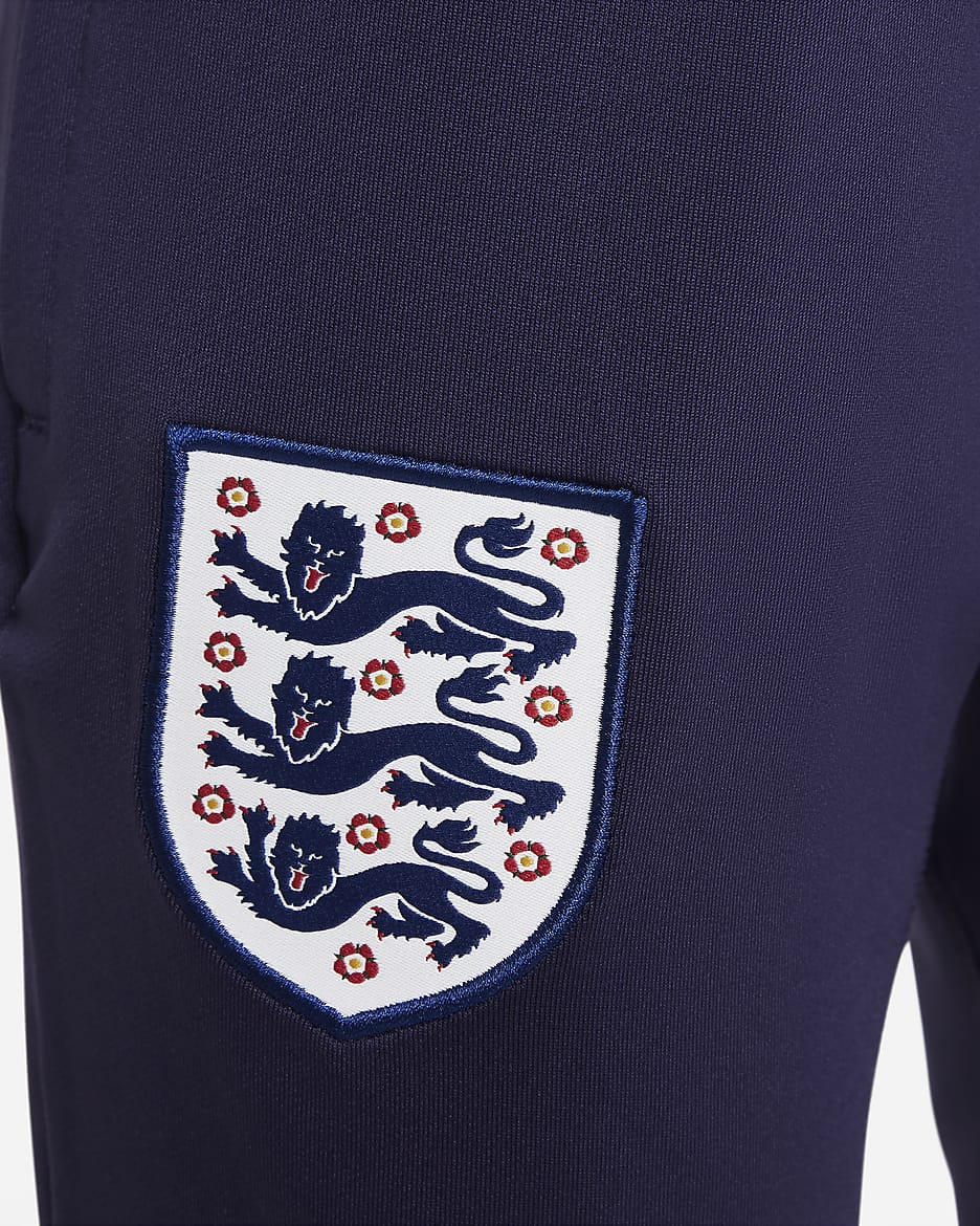 England Strike Strick-Fußballhose mit Nike Dri-FIT-Technologie (ältere Kinder) - Purple Ink/Rosewood/Weiß