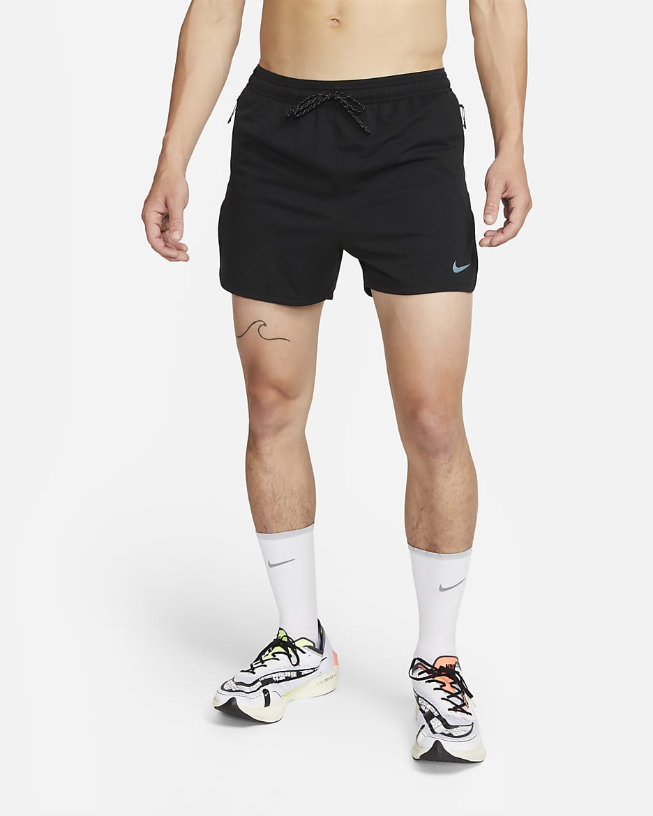 Nike Dri-FIT Stride Running Division Men's 10cm (approx.) Brief-Lined Running Shorts - Black
