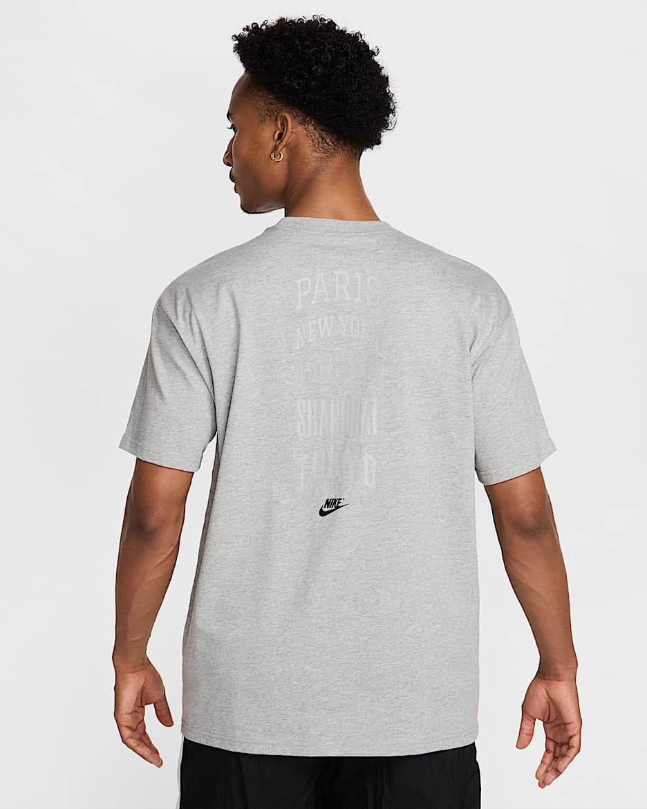 Nike Sportswear Men's Max90 T-Shirt - Dark Grey Heather