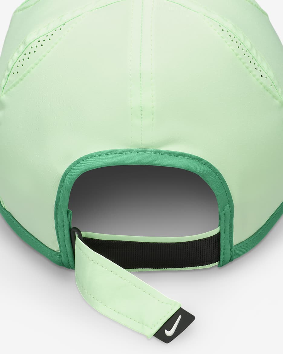 Gorra ligera desestructurada para niños Nike Dri-FIT Club - Verde vapor/Verde estadio/Verde estadio