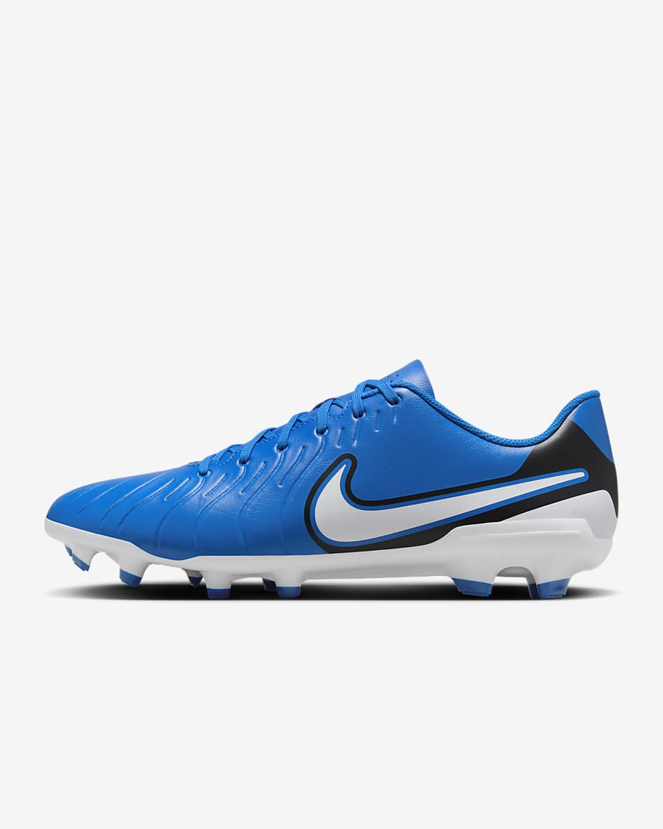 Tacos de fútbol de corte low para terrenos múltiples Nike Tiempo Legend 10 Club - Vuelo/Blanco