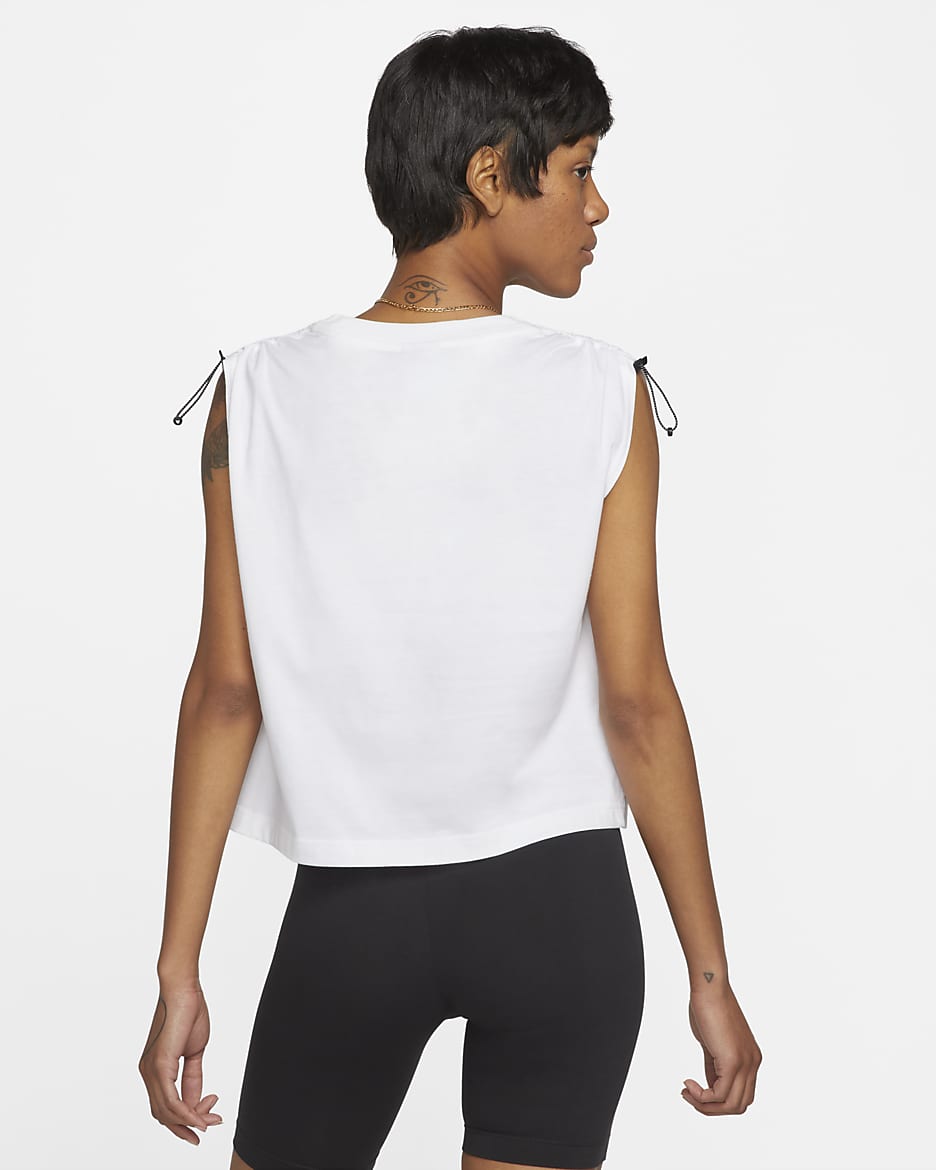 Nike Sportswear Dri-FIT Essential Women's Tank Top - White/Black