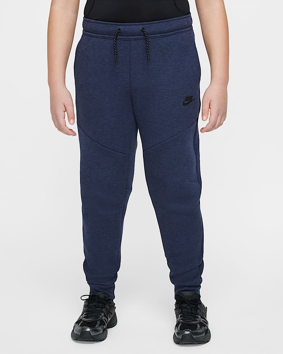 Nike Sportswear Tech Fleece Older Kids' (Boys') Joggers - Obsidian Heather/Black/Black