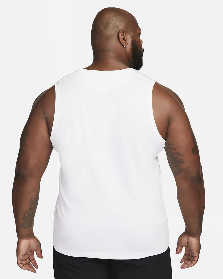 Nike Primary Men's Dri-FIT Versatile Tank Top - White/White