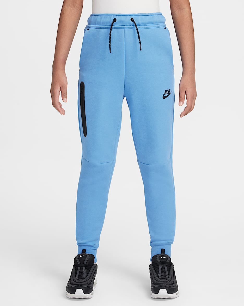 Nike Sportswear Tech Fleece Girls' Joggers - Blue Beyond/Black/Black
