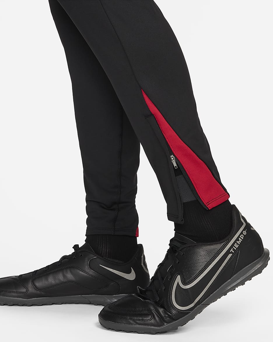 Liverpool F.C. Strike Men's Nike Dri-FIT Football Knit Pants - Black/Gym Red/Light Orewood Brown