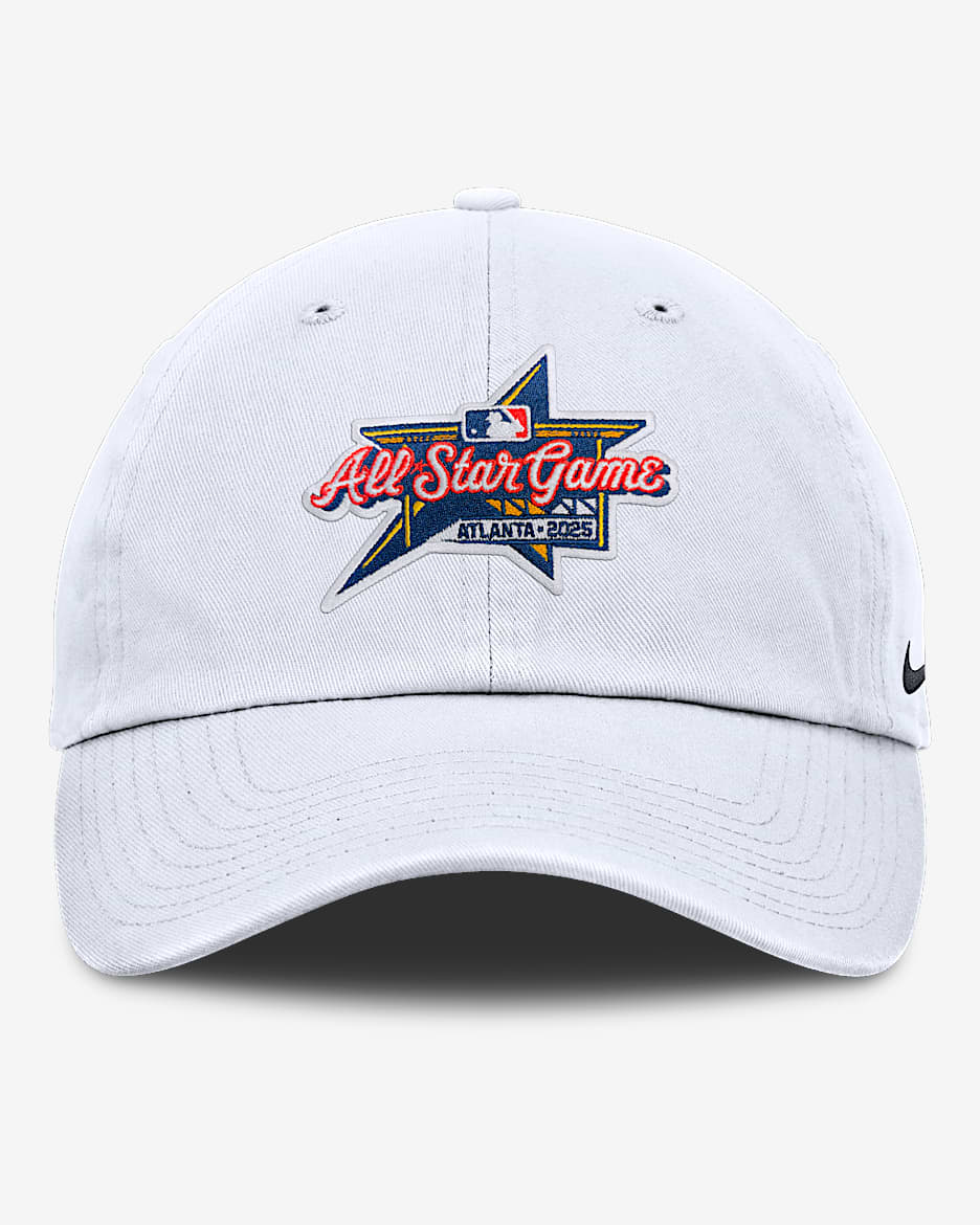 Gorra Nike de la MLB ajustable para hombre 2025 All-Star Game Club - Blanco