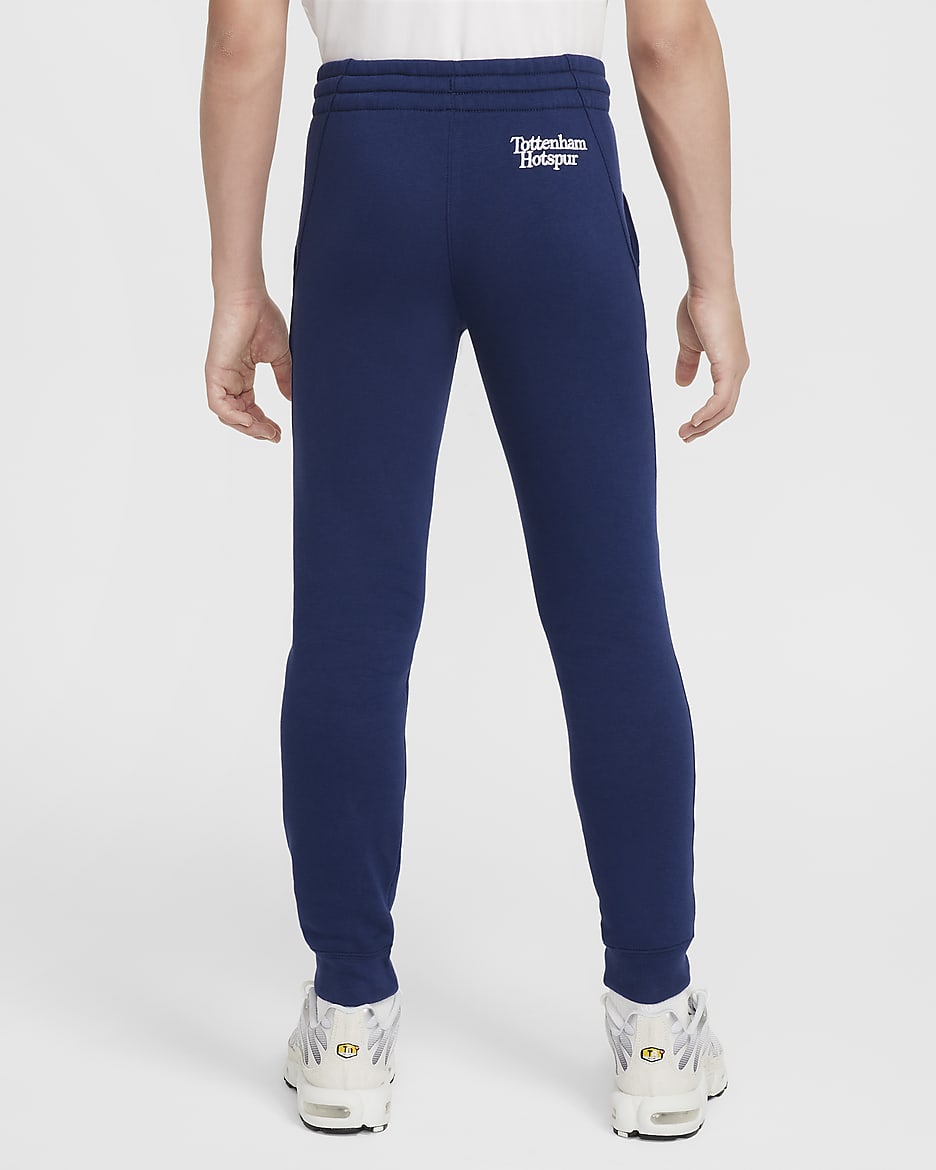 Pantaloni jogger da calcio Nike Tottenham Hotspur Club Fleece – Ragazzo - Binary Blue/Bianco