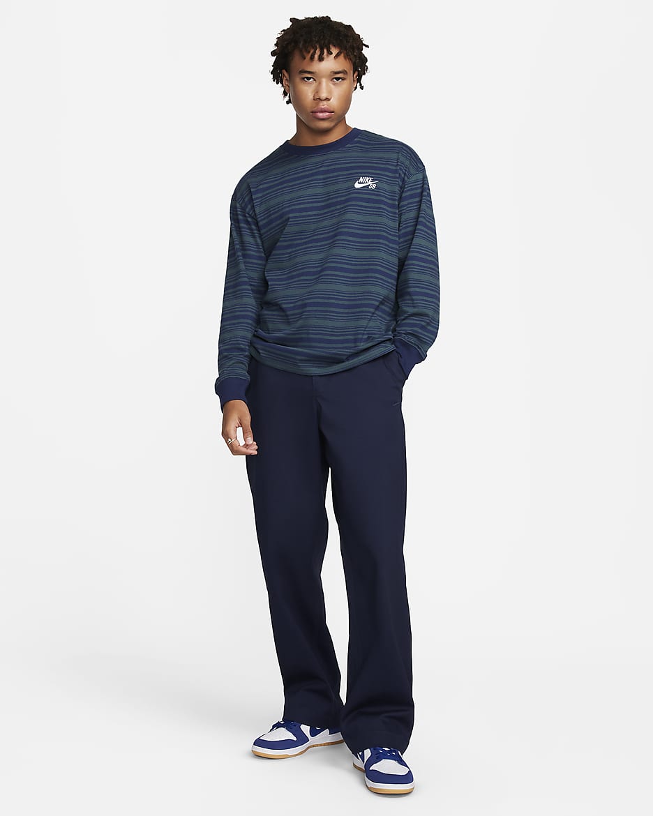 Nike Life Pantalons El Chino - Home - Obsidian/Obsidian