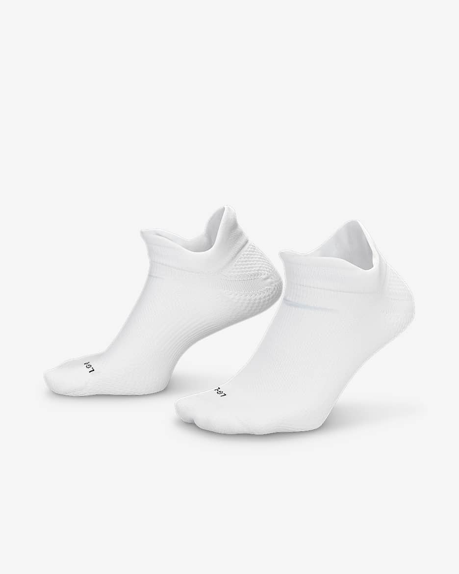 Nike Lightweight Running No-Show Socks (1 Pair) - White/Black/Pure Platinum