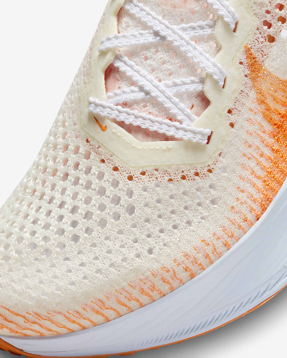 Nike Vaporfly 3 Women's Road Racing Shoes - Coconut Milk/Sail/Coconut Milk/Bright Mandarin