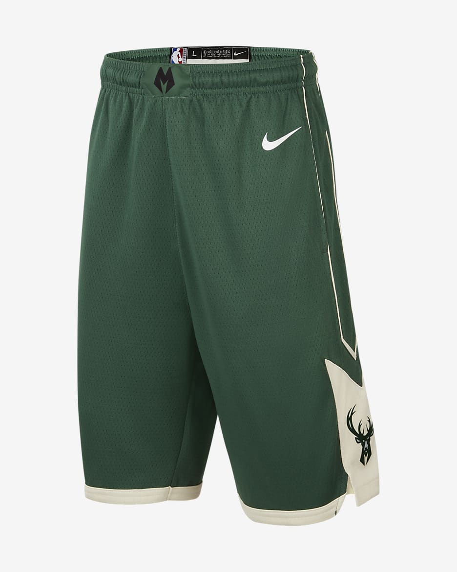 Short Nike Nba Swingman Milwaukee Bucks Icon Edition Pour Ado. Nike Fr