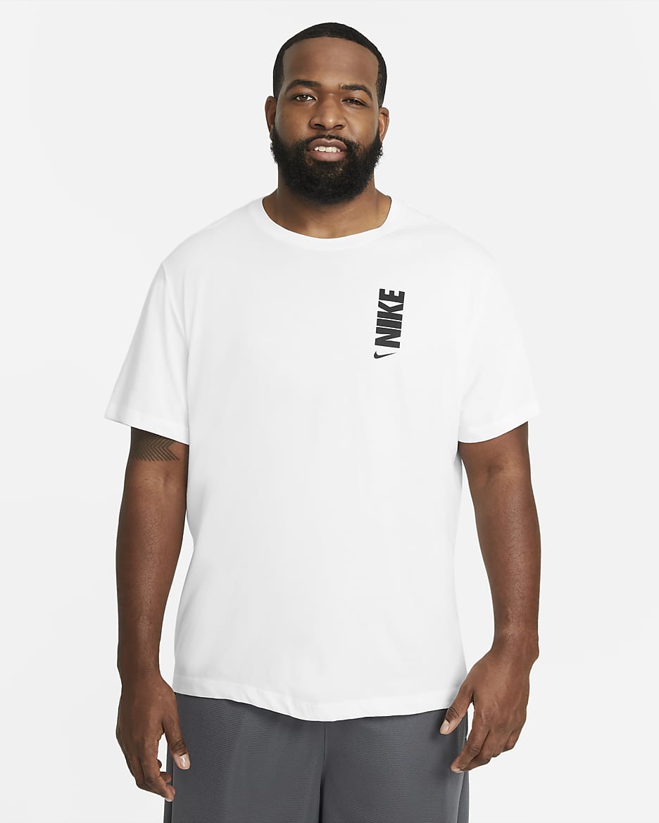 Nike Dri-FIT "Extra Bold" Men's Basketball T-Shirt - White