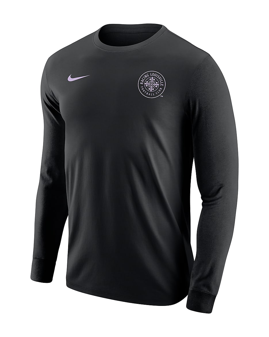 Racing Louisville Men's Nike Soccer Long-Sleeve T-Shirt - Black