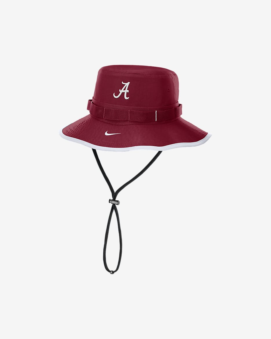 Alabama Crimson Tide On-Field Apex Boonie Men's Nike Dri-FIT College Bucket Hat - Team Crimson