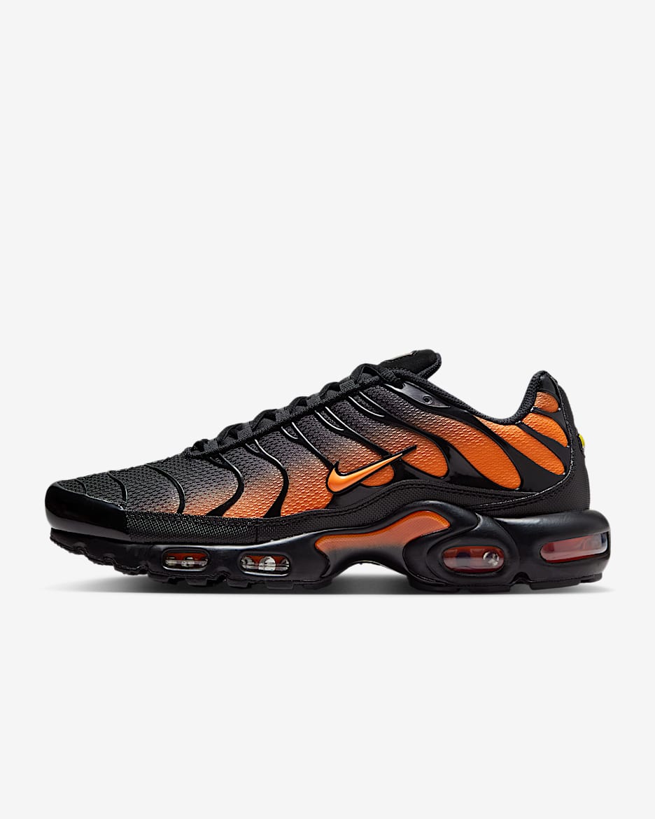 Nike Air Max Plus Men's Shoes - Black/Black/Total Orange
