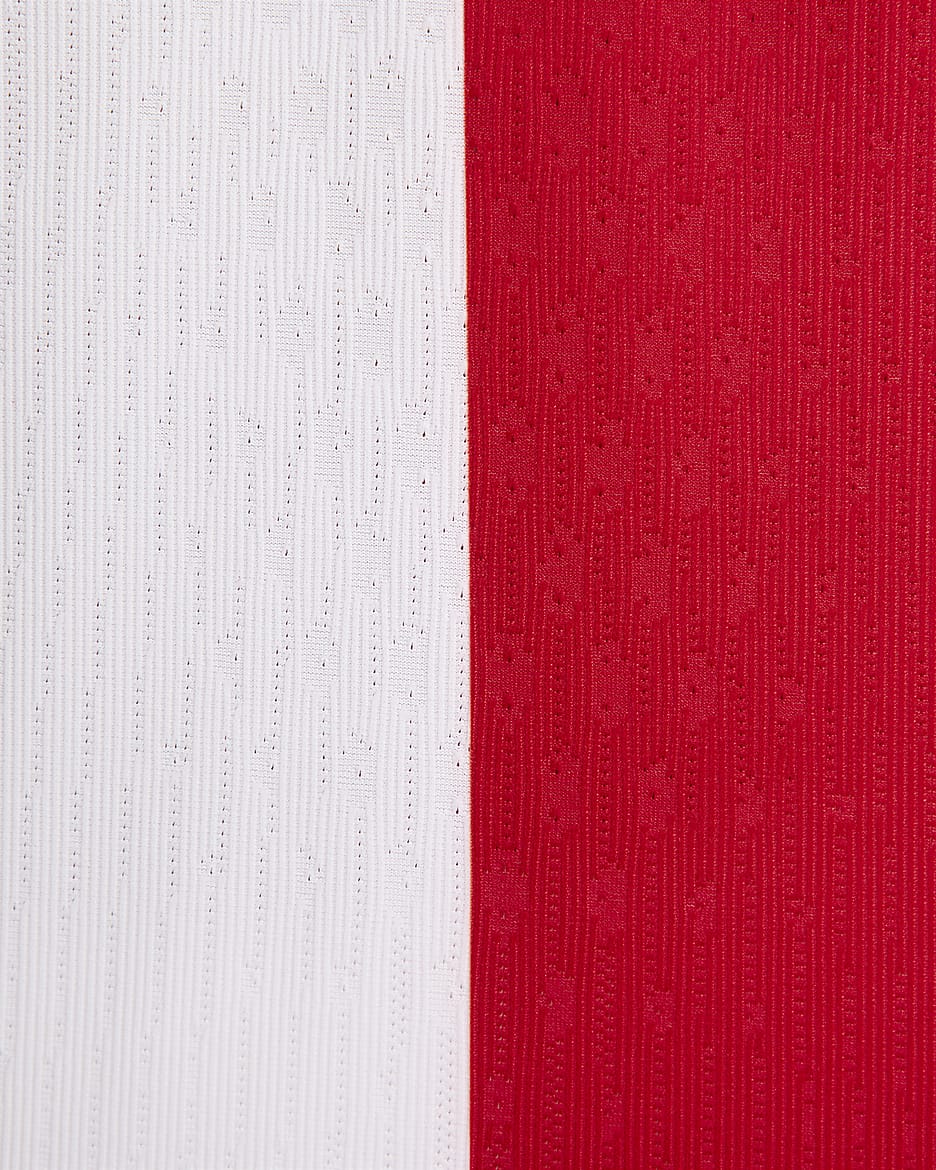 Maillot de foot à manches courtes authentique Nike Dri-FIT ADV Croatie 2024/25 Match Domicile pour homme - Blanc/University Red/Blanc