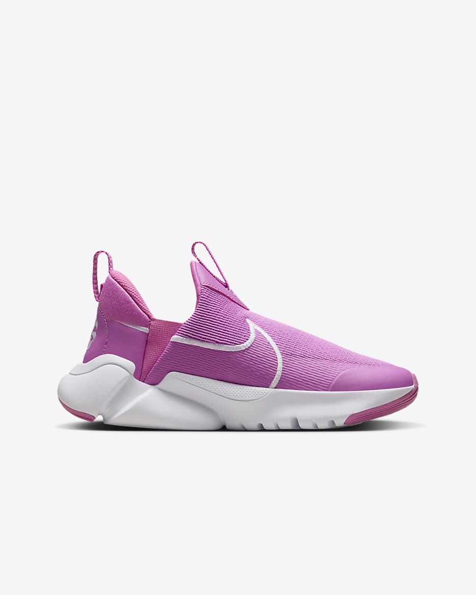 Nike Flex Plus 2 大童跑鞋 - Playful Pink/白色