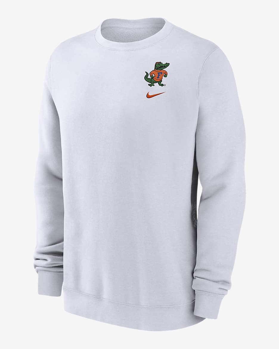 Florida Club Fleece Men's Nike College Sweatshirt - White