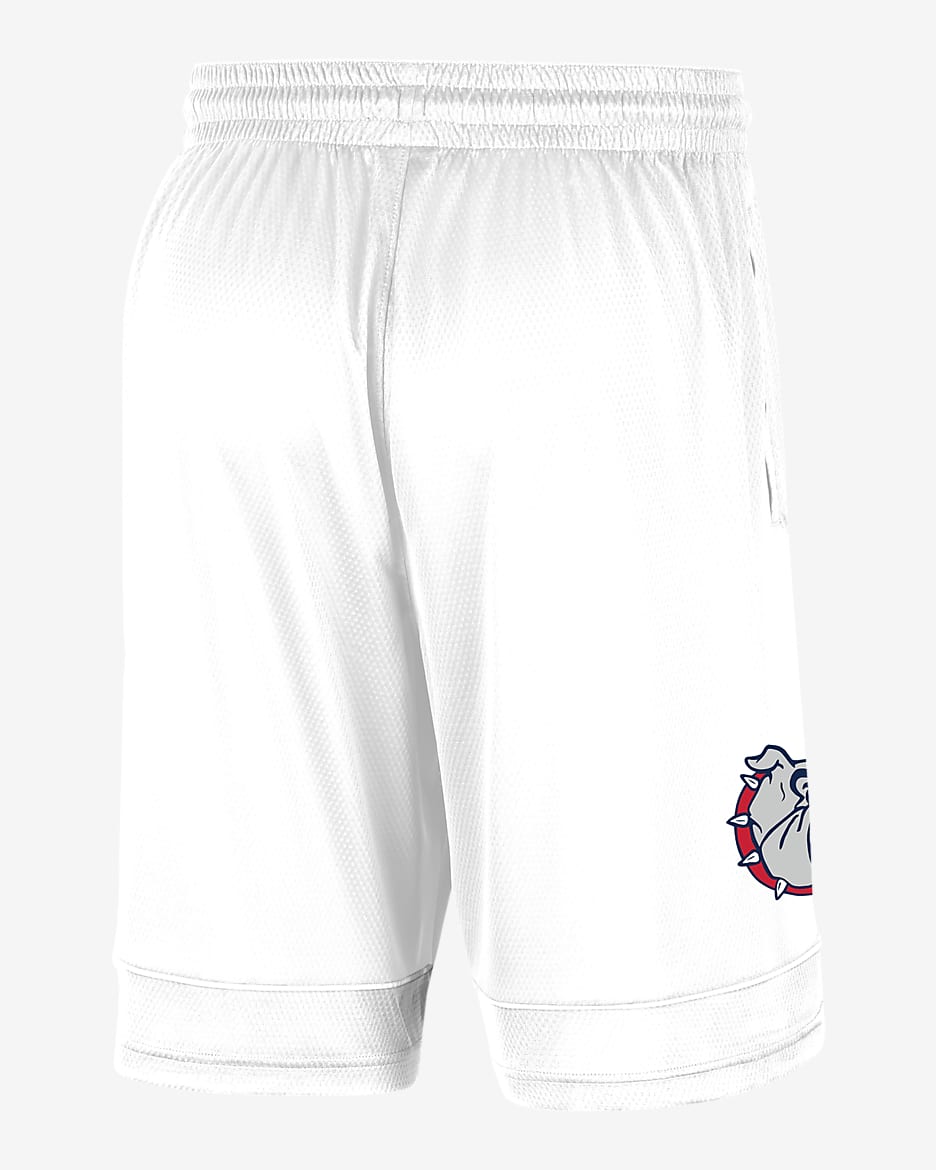 Gonzaga Men's Nike College Shorts - White