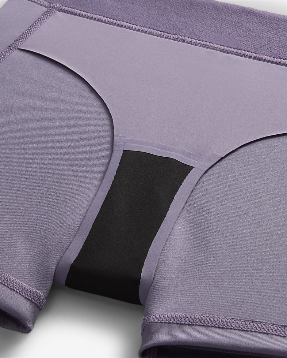 Shorts Dri-FIT per il ciclo Nike Pro Leak Protection – Bambina/Ragazza - Daybreak/Bianco
